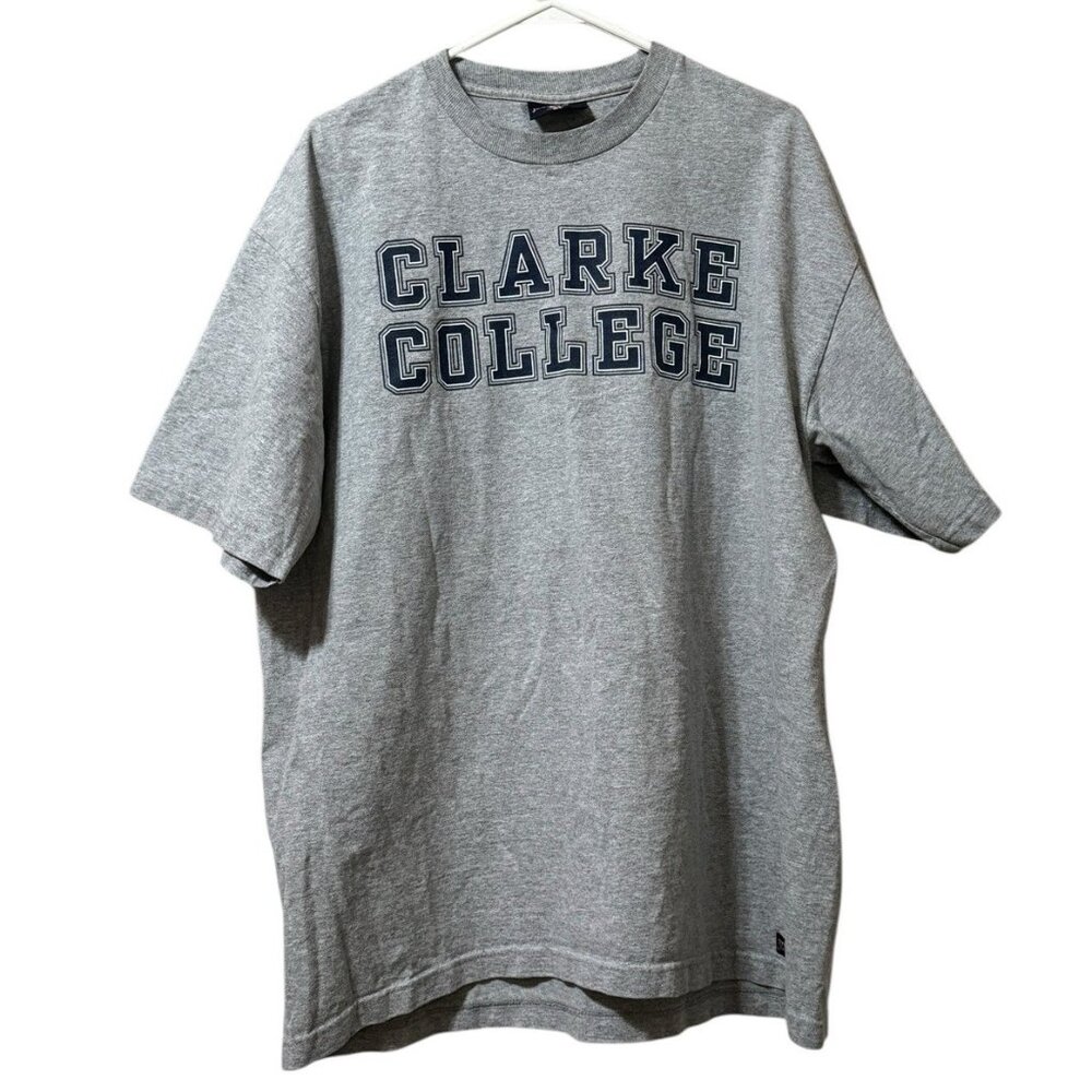 Clarke College Jansport Shirt Men Size XL 90s College School Preppy Athletic USA